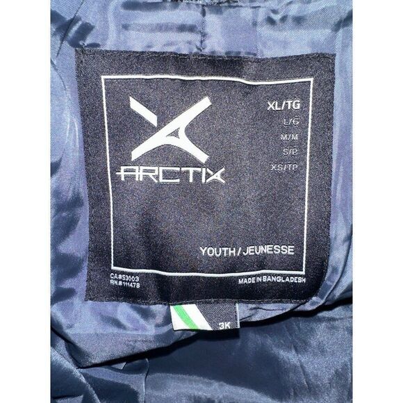 Arctix 3K Snow Pants with Reinforced Knees and Seat Size XL Youth - Picture 9 of 16